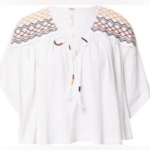 Market Embroidered V-Neck Top
FREE PEOPLE 
 Size: S | Free People